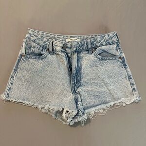 PacSun Blue Jean Shorts High-Waisted Vintage Style